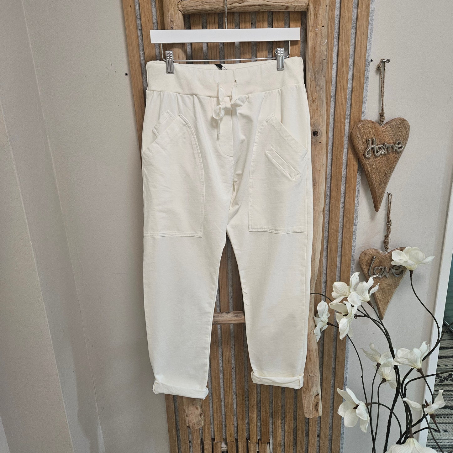 Joggpants mit tiefen Taschen "Mint "