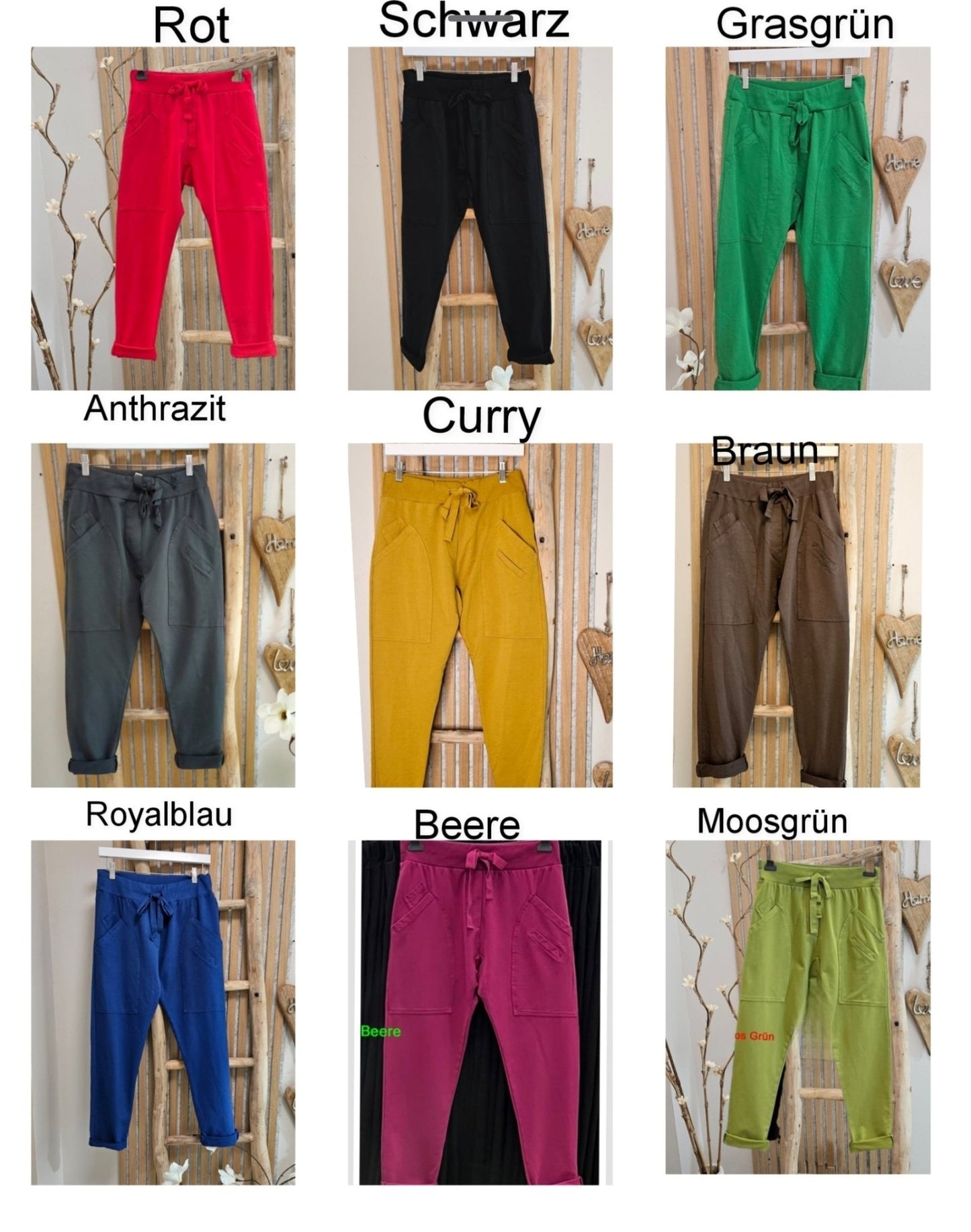 Joggpants mit tiefen Taschen "Beige" - Jana`s Trend and Style