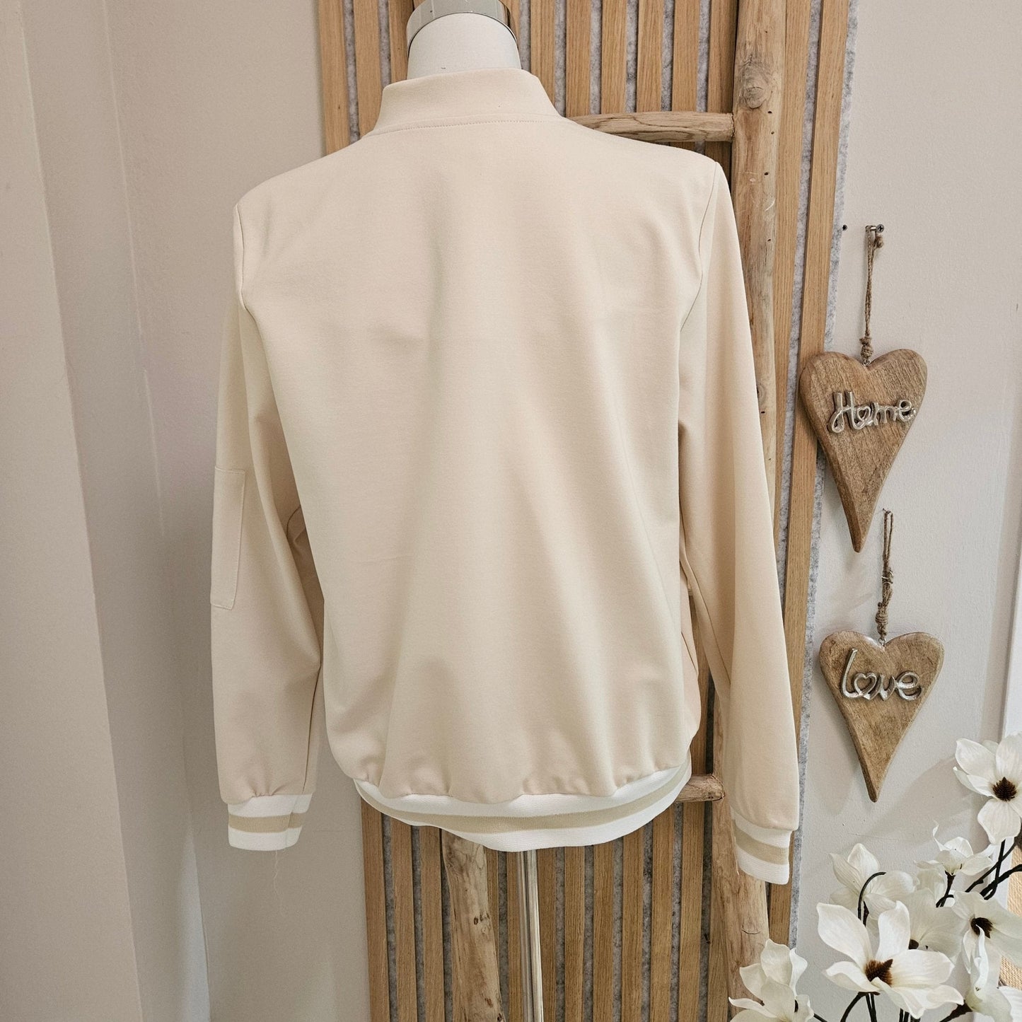 Blouson mit Streifen am Bündchen - Jana`s Trend and Style