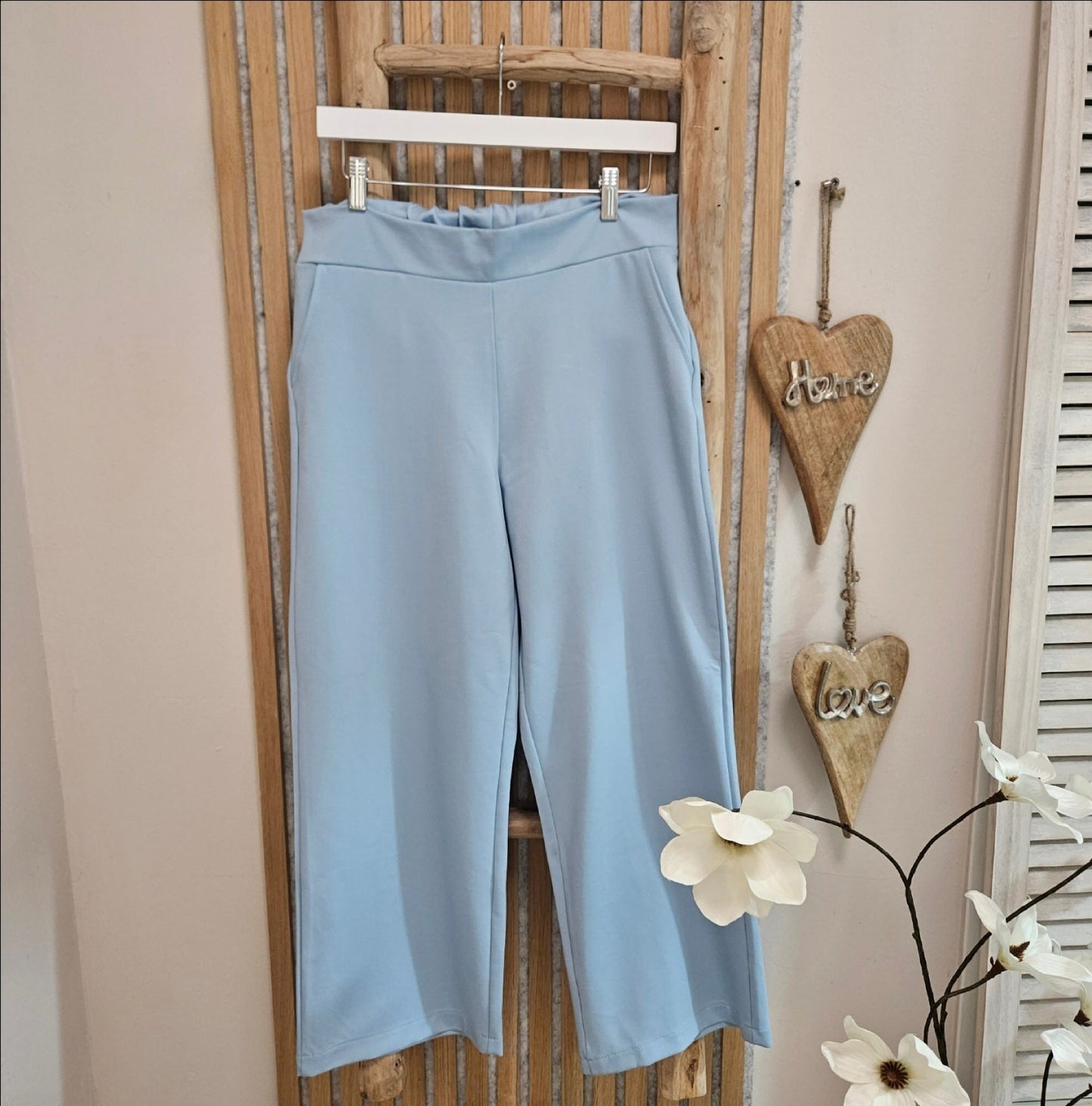 Culotte Casual "Nicki" Hellblau