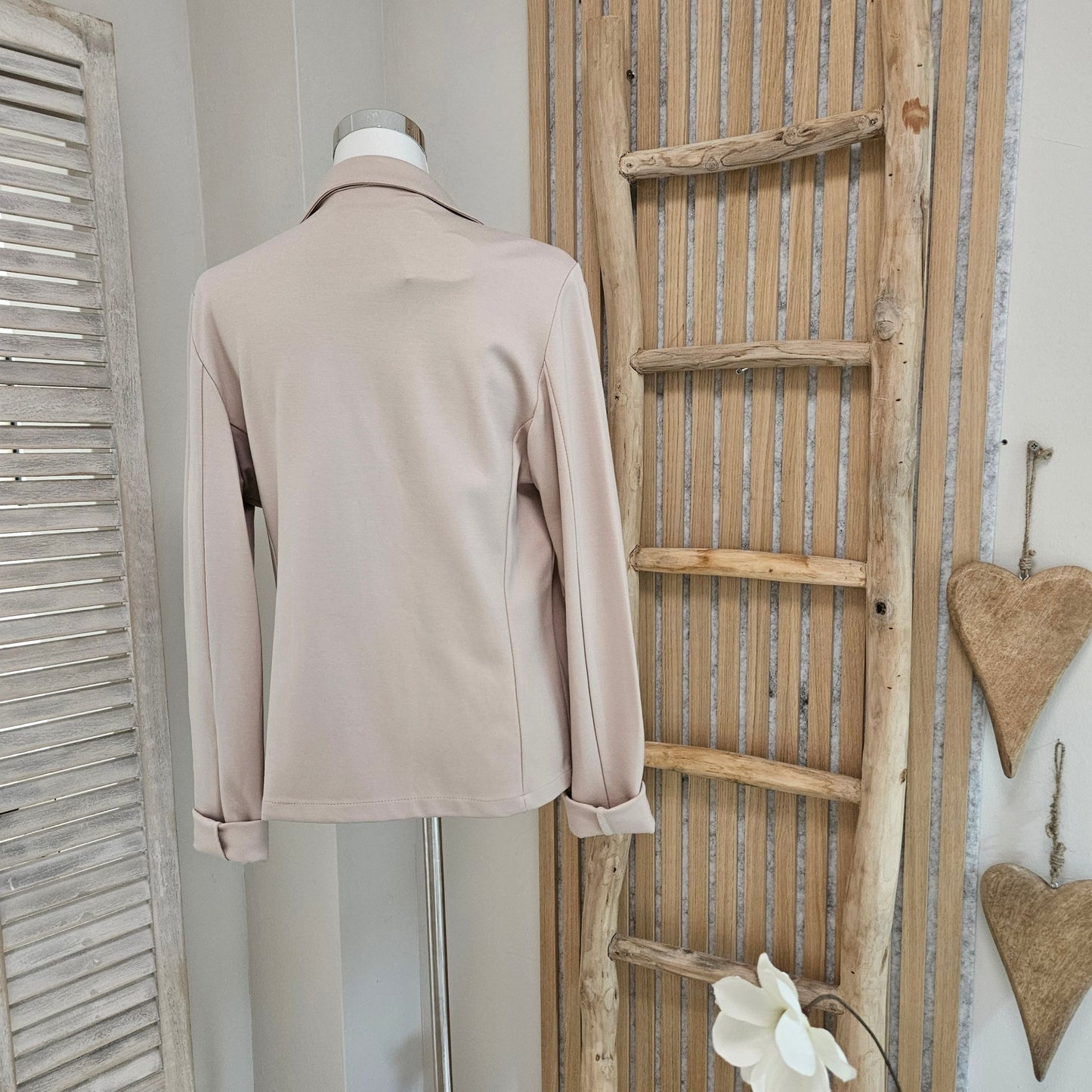 Esvivid Blazer Casual "Maria" - Beige - Jana`s Trend and Style