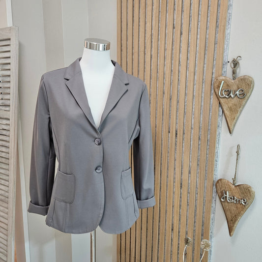 Esvivid Blazer Casual "Maria" Grau - Jana`s Trend and Style