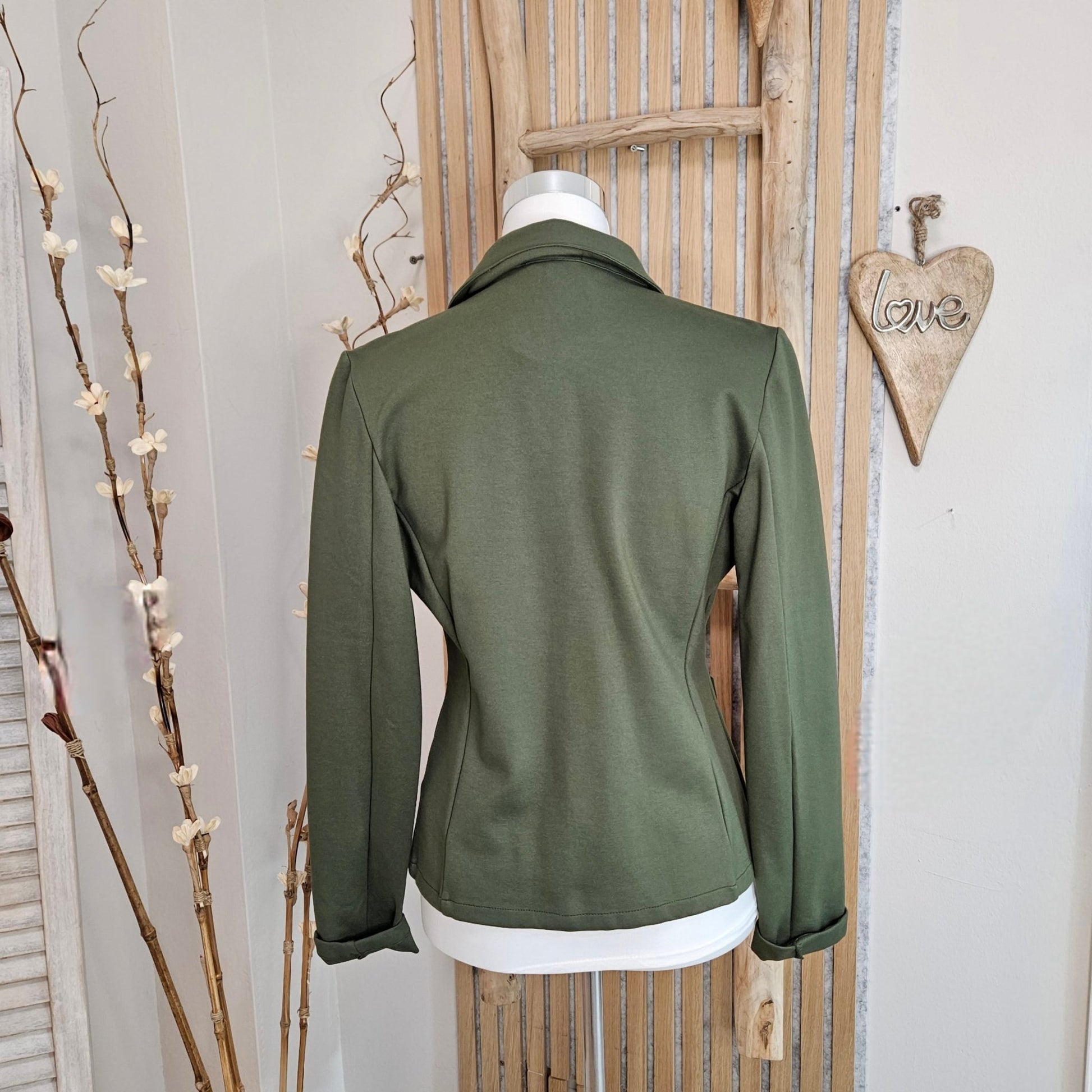 Esvivid Blazer Casual "Maria" Khaki - Jana`s Trend and Style