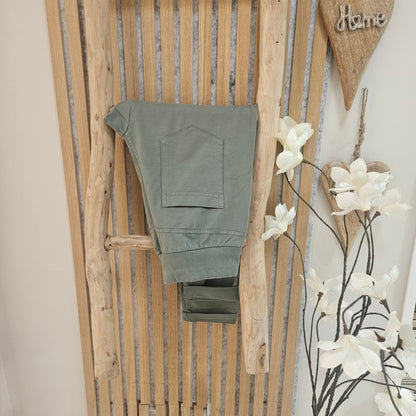 Joggpants mit Einstecktaschen "Khaki" - Jana`s Trend and Style