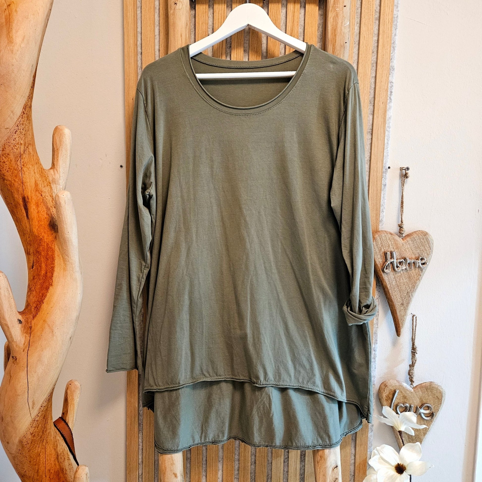 Langarmshirt - verschiedene Farben - Jana`s Trend and Style