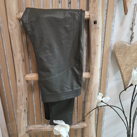 Lederlook Leggins - verschiedene Farben - Jana`s Trend and Style
