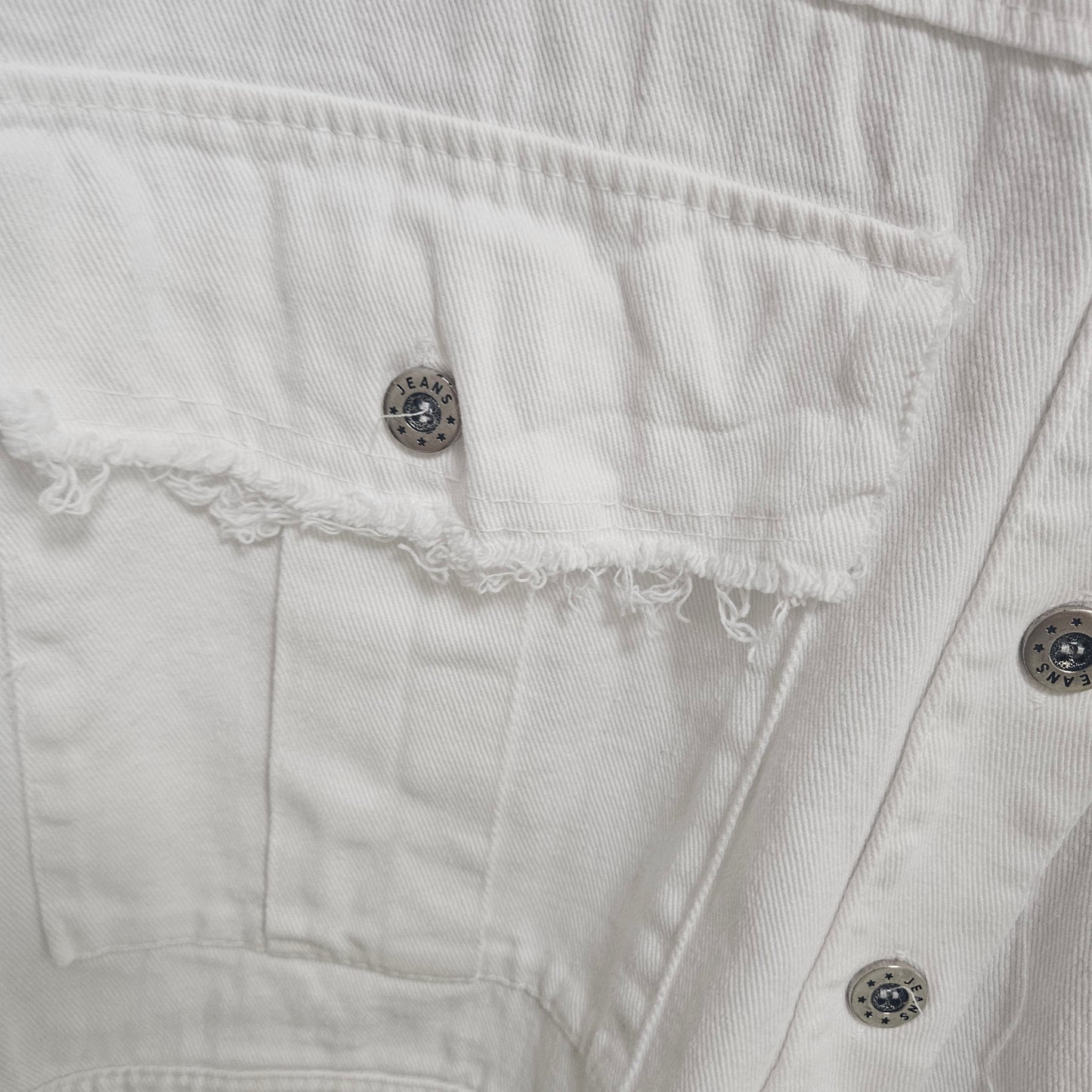 Jeansjacke "Bea" Weiß, XXL